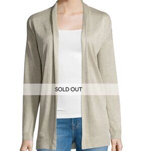 Theory Cream Armelle S Sag Harbor Open-Front Cardigan
